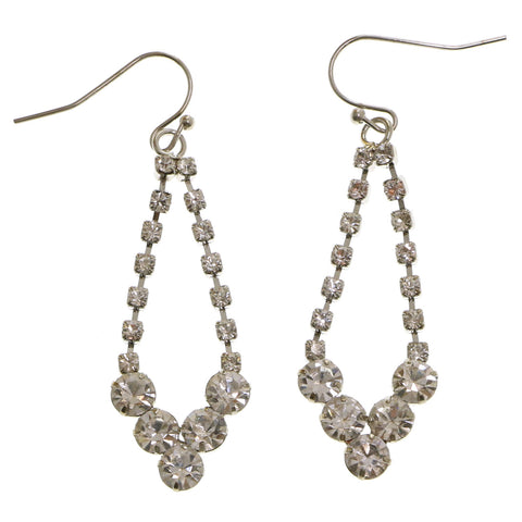 Mi Amore Dangle-Earrings Silver-Tone