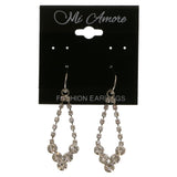 Mi Amore Dangle-Earrings Silver-Tone