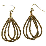 Mi Amore Dangle-Earrings Bronze-Tone