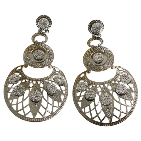 Mi Amore Dangle-Earrings Silver-Tone