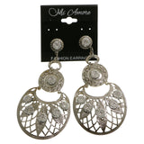 Mi Amore Dangle-Earrings Silver-Tone