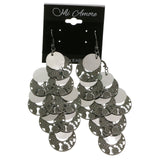 Mi Amore Leaf Dangle-Earrings Dark-Silver/Silver-Tone