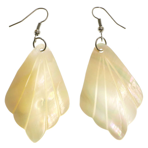Mi Amore Dangle-Earrings White