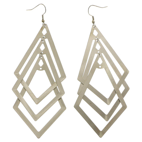 Mi Amore Dangle-Earrings Silver-Tone