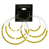 Mi Amore Dangle-Earrings Yellow/Silver-Tone