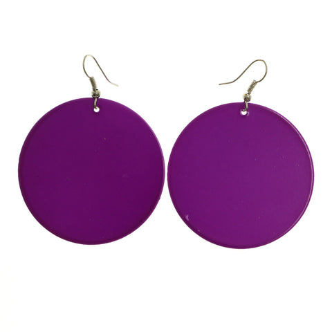 Mi Amore Dangle-Earrings Purple