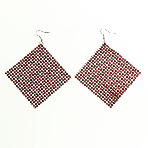 Mi Amore Dangle-Earrings Red/Black