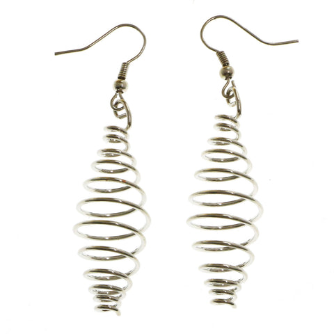 Mi Amore Dangle-Earrings Silver-Tone