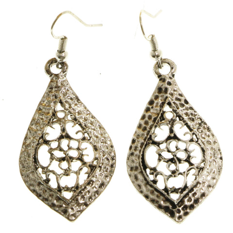 Mi Amore Dangle-Earrings Dark-Silver