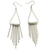 Mi Amore Dangle-Earrings Silver-Tone
