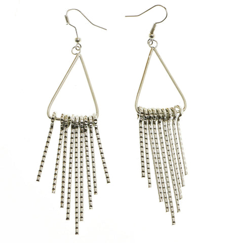 Mi Amore Dangle-Earrings Silver-Tone
