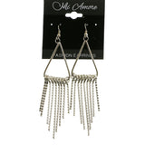 Mi Amore Dangle-Earrings Silver-Tone