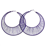 Mi Amore Dangle-Earrings Purple