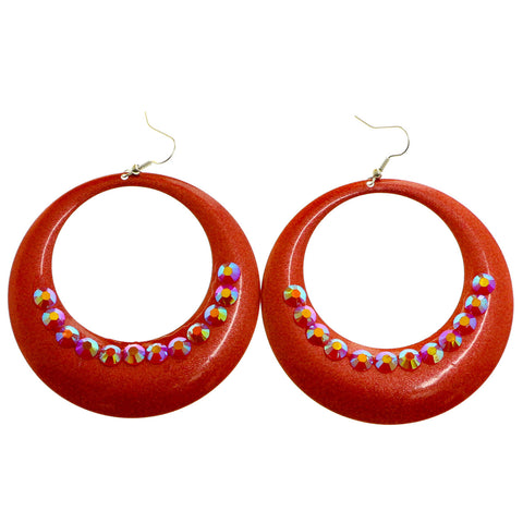 Mi Amore Dangle-Earrings Red/Pink