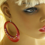 Mi Amore Dangle-Earrings Red/Pink