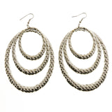 Mi Amore Dangle-Earrings Silver-Tone