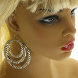 Mi Amore Dangle-Earrings Silver-Tone