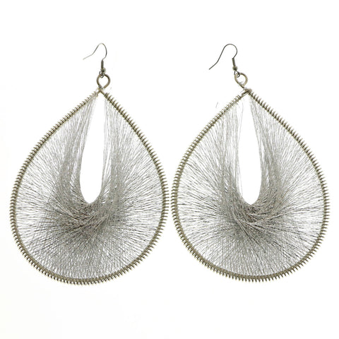 Mi Amore Dangle-Earrings Silver-Tone