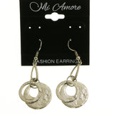 Mi Amore Dangle-Earrings Silver-Tone