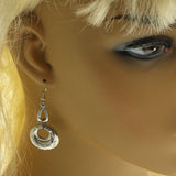 Mi Amore Dangle-Earrings Silver-Tone