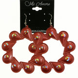 Mi Amore Dangle-Earrings Red