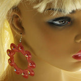 Mi Amore Dangle-Earrings Red