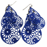 Mi Amore Dangle-Earrings Blue