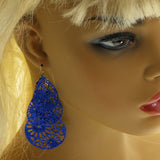 Mi Amore Dangle-Earrings Blue