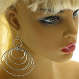 Mi Amore Dangle-Earrings Silver-Tone