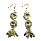 Mi Amore Dangle-Earrings Silver-Tone