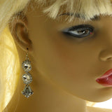 Mi Amore Dangle-Earrings Silver-Tone