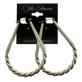 Mi Amore Dangle-Earrings Silver-Tone