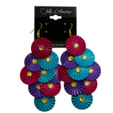 Mi Amore Dangle-Earrings Multicolor/Gold-Tone