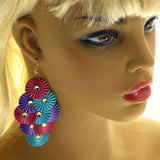 Mi Amore Dangle-Earrings Multicolor/Gold-Tone
