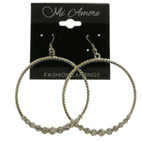 Mi Amore Dangle-Earrings Silver-Tone