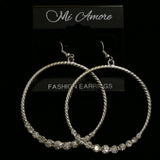 Mi Amore Dangle-Earrings Silver-Tone
