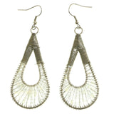 Mi Amore Dangle-Earrings Silver-Tone/Clear