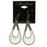 Mi Amore Dangle-Earrings Silver-Tone/Clear