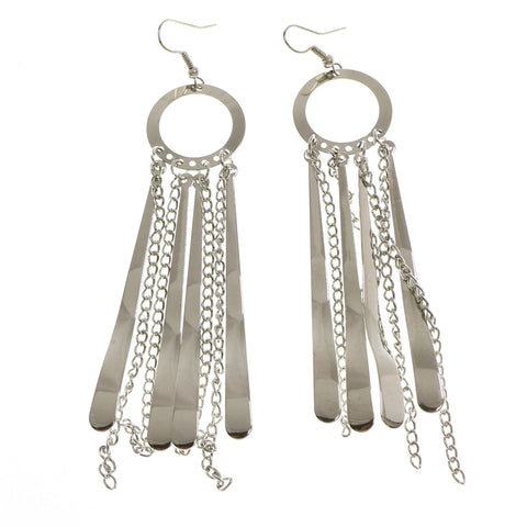 Mi Amore Dangle-Earrings Silver-Tone