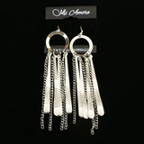 Mi Amore Dangle-Earrings Silver-Tone