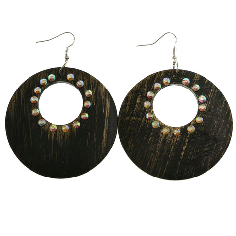Mi Amore Dangle-Earrings Silver-Tone/Bronze-Tone