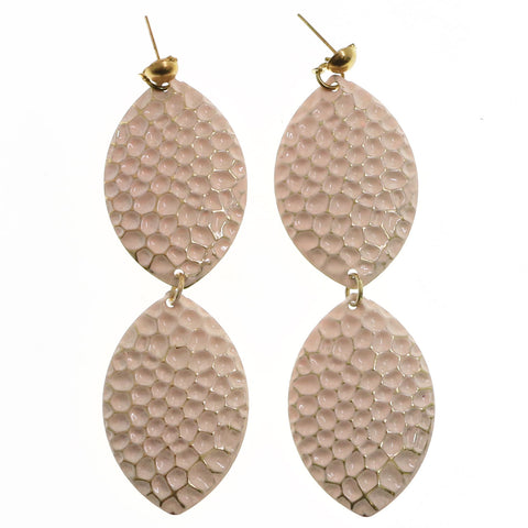 Mi Amore Dangle-Earrings Gold-Tone/Pink