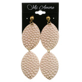 Mi Amore Dangle-Earrings Gold-Tone/Pink