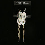 Mi Amore Dangle-Earrings Silver-Tone