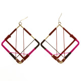 Mi Amore Dangle-Earrings Gold-Tone/Multicolor