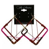 Mi Amore Dangle-Earrings Gold-Tone/Multicolor