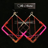 Mi Amore Dangle-Earrings Gold-Tone/Multicolor