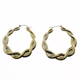 Mi Amore Hoop-Earrings Gold-Tone