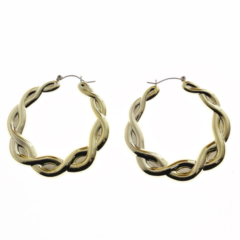 Mi Amore Hoop-Earrings Gold-Tone