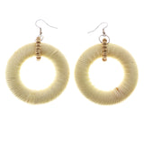 Mi Amore Dangle-Earrings White/Tan
